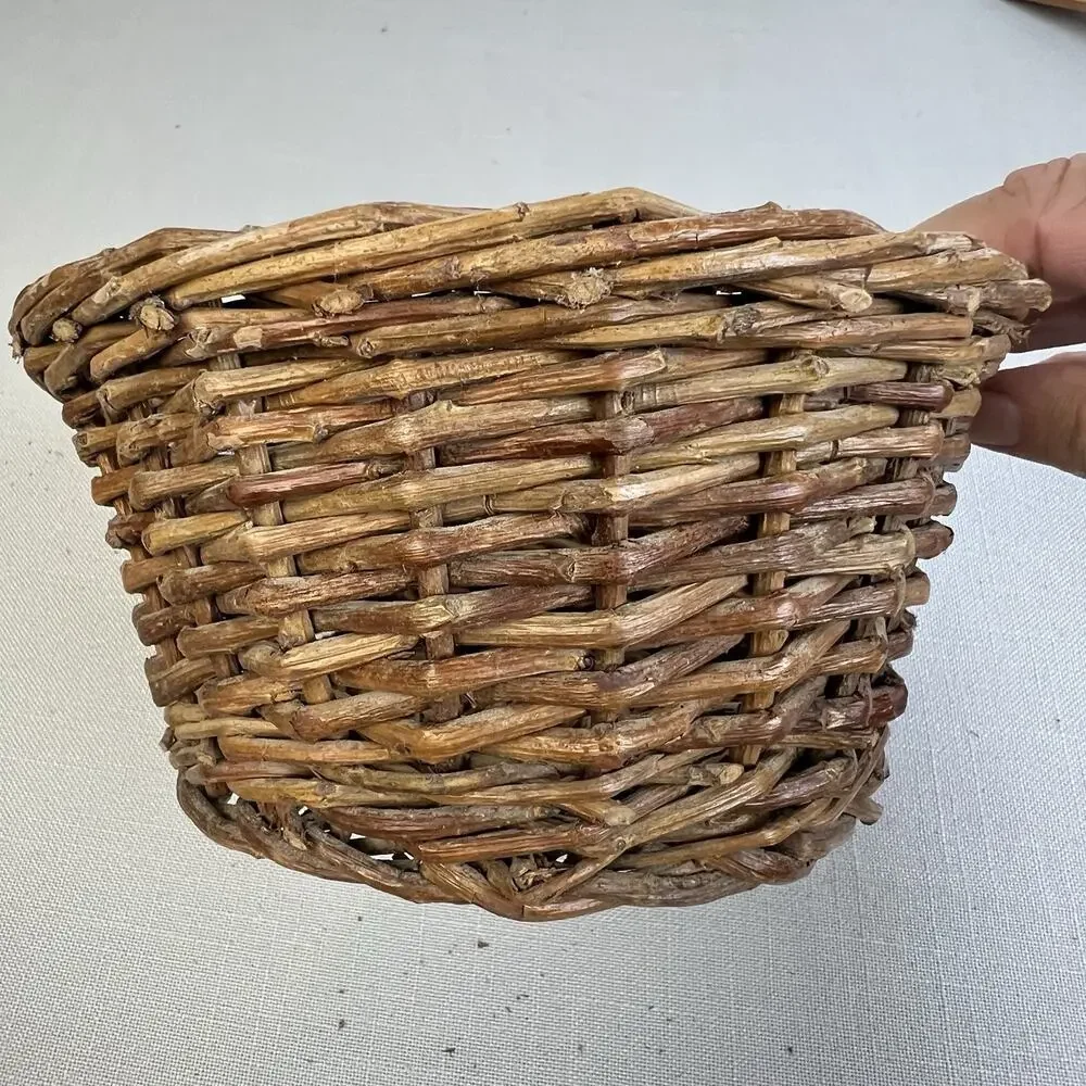 Woven Baskets Home Decor Set Of 3 Rustic Country Decorative Natural Coastal Boho